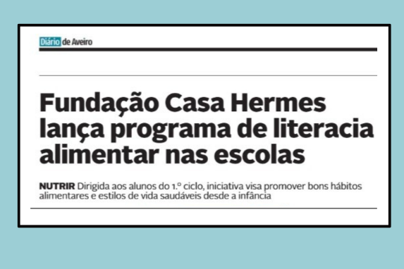 📣 A Fundação Casa Hermes está em destaque no Diário de Aveiro!
