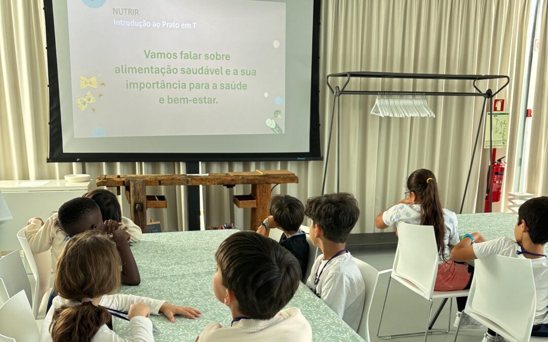 🥦 Recebemos a Escola Básica de Vera Cruz para mais uma sessão do NUTRIR – Programa de Literacia Alimentar!