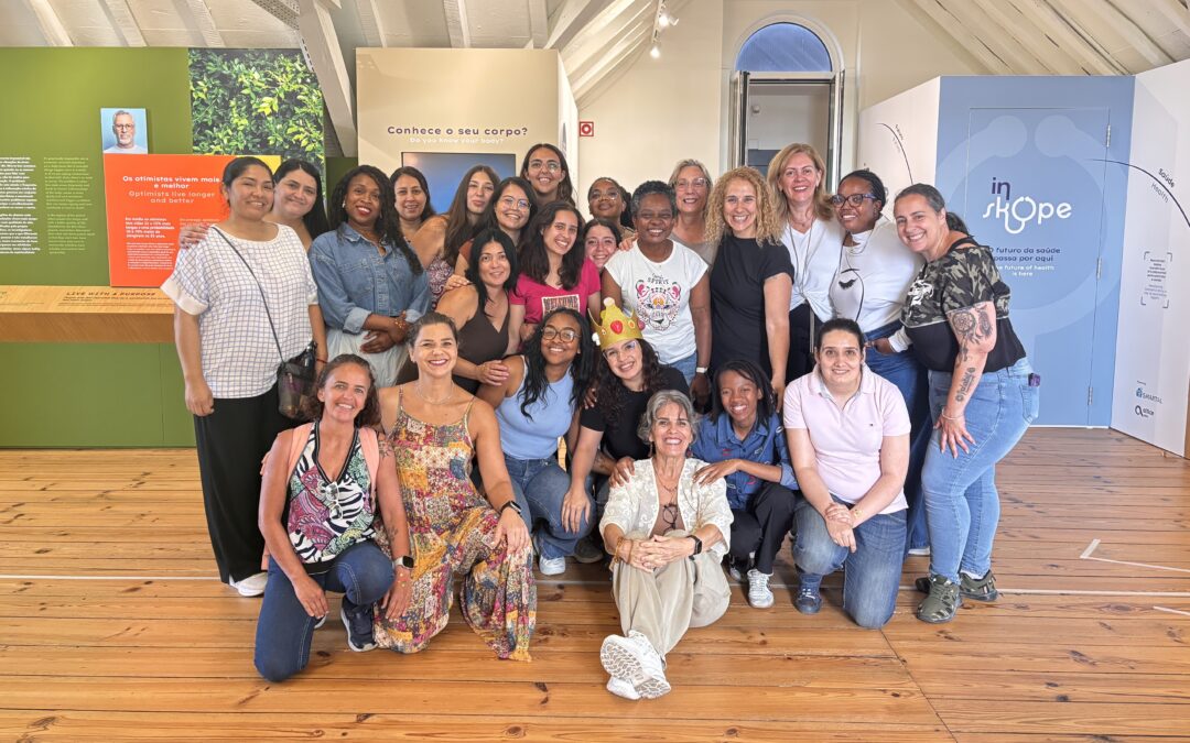 Curso de Técnico/a Auxiliar de Saúde do IEFP, visitaram e participaram na atividade “Pela minha rica saúde”