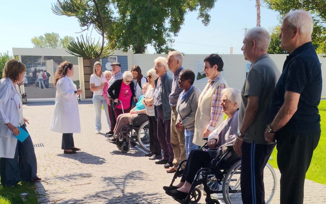 Durante a tarde, tivemos mais um grupo a juntar-se para aprender mais sobre hábitos saudáveis.